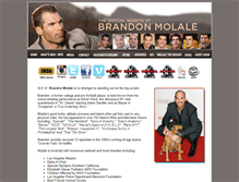 Tablet Screenshot of brandonmolale.com